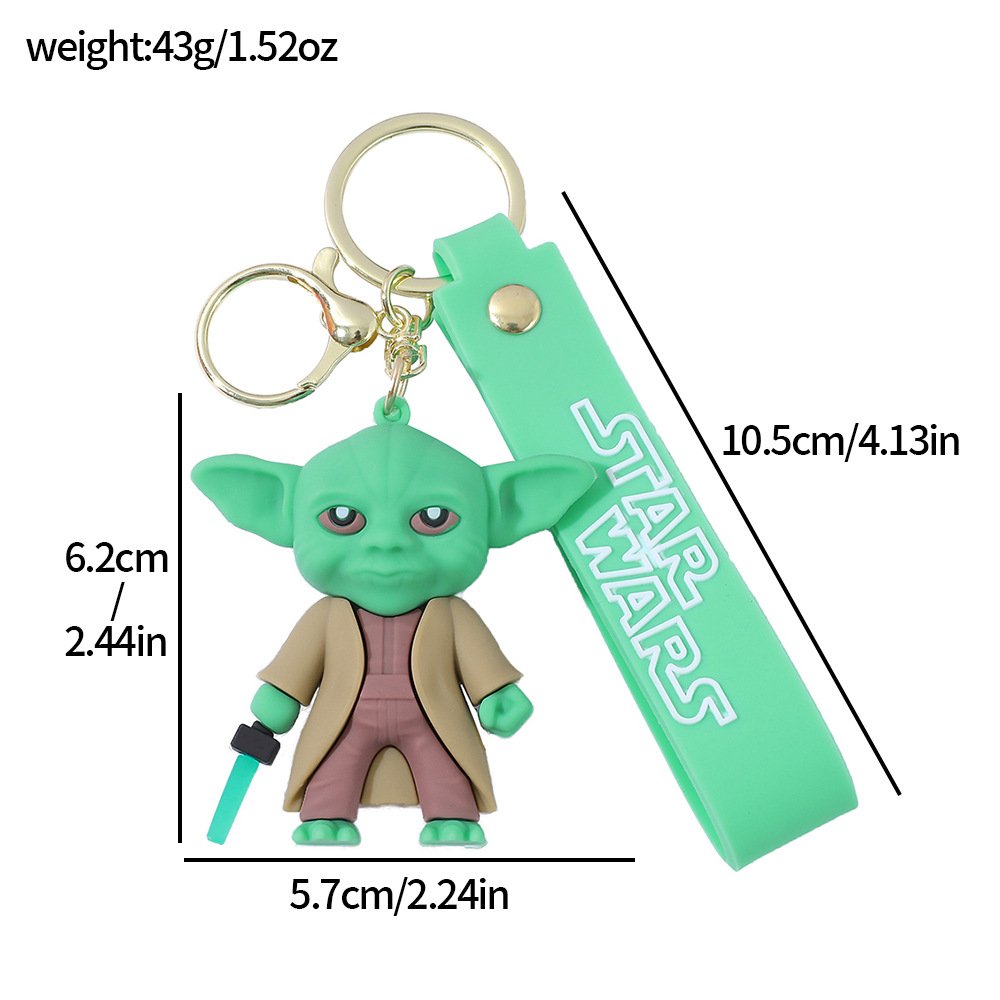 Брелок Йода Зоряні війни Star Wars Yoda на рюкзак, ключі 6.2 см, фото №3