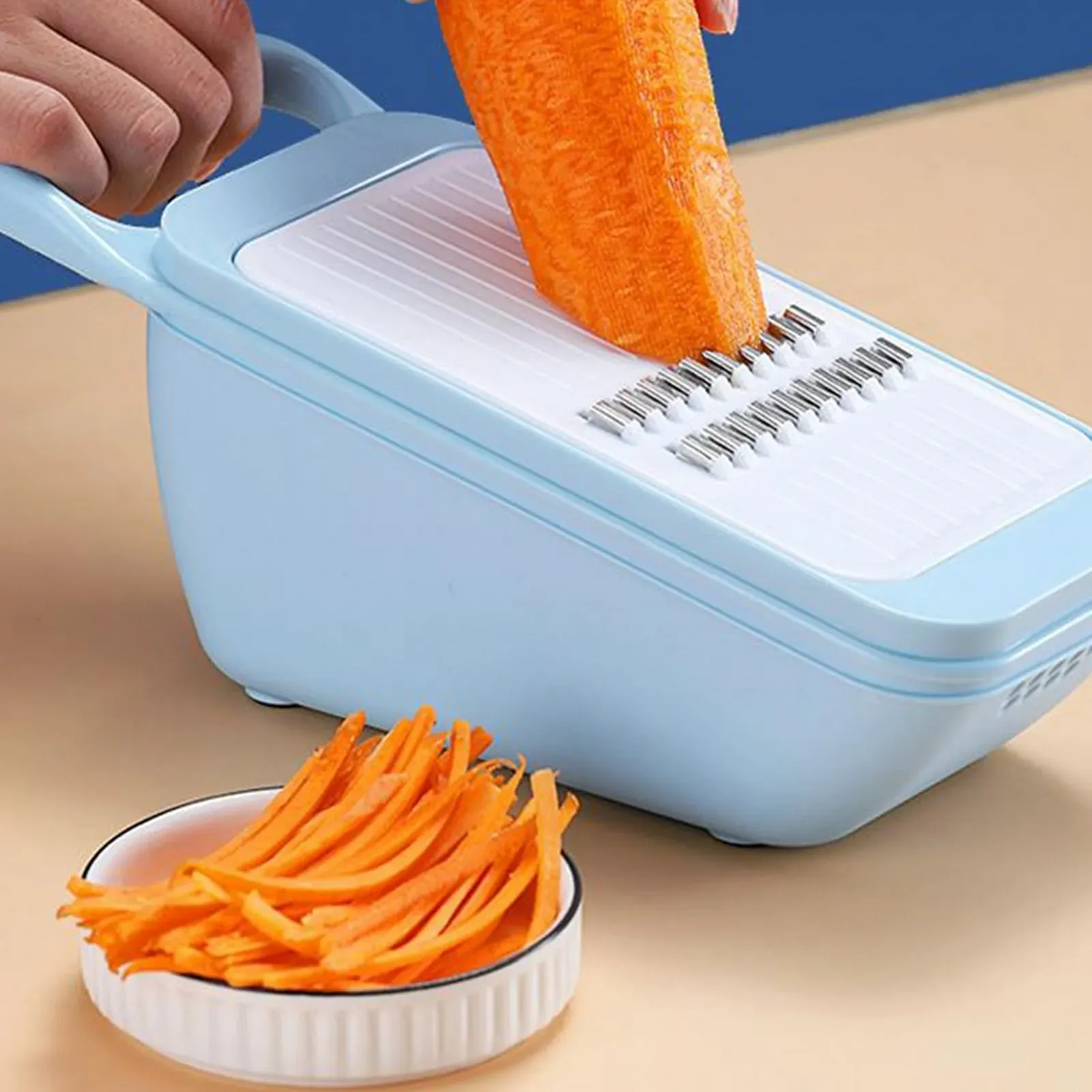 Овочерізка Багатофункціональна подрібнювачка для картоплі та їжі Ручна, фото №9 Овочерізка Багатофункціональна подрібнювачка для картоплі та їжі Ручна, фото №9