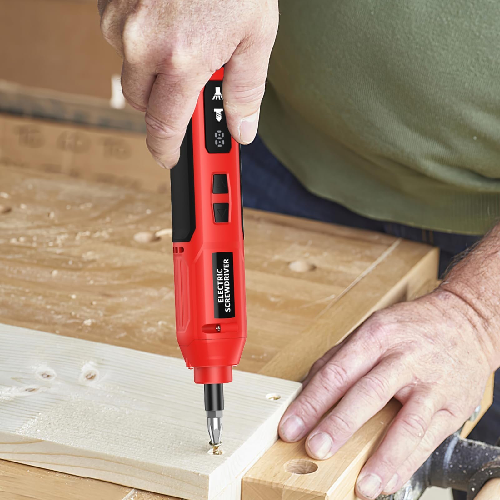 Викрутка Brifit Набір Акумуляторна Електрична Бездротова з LED-підсвіткою Для Ремонтів, фото №6