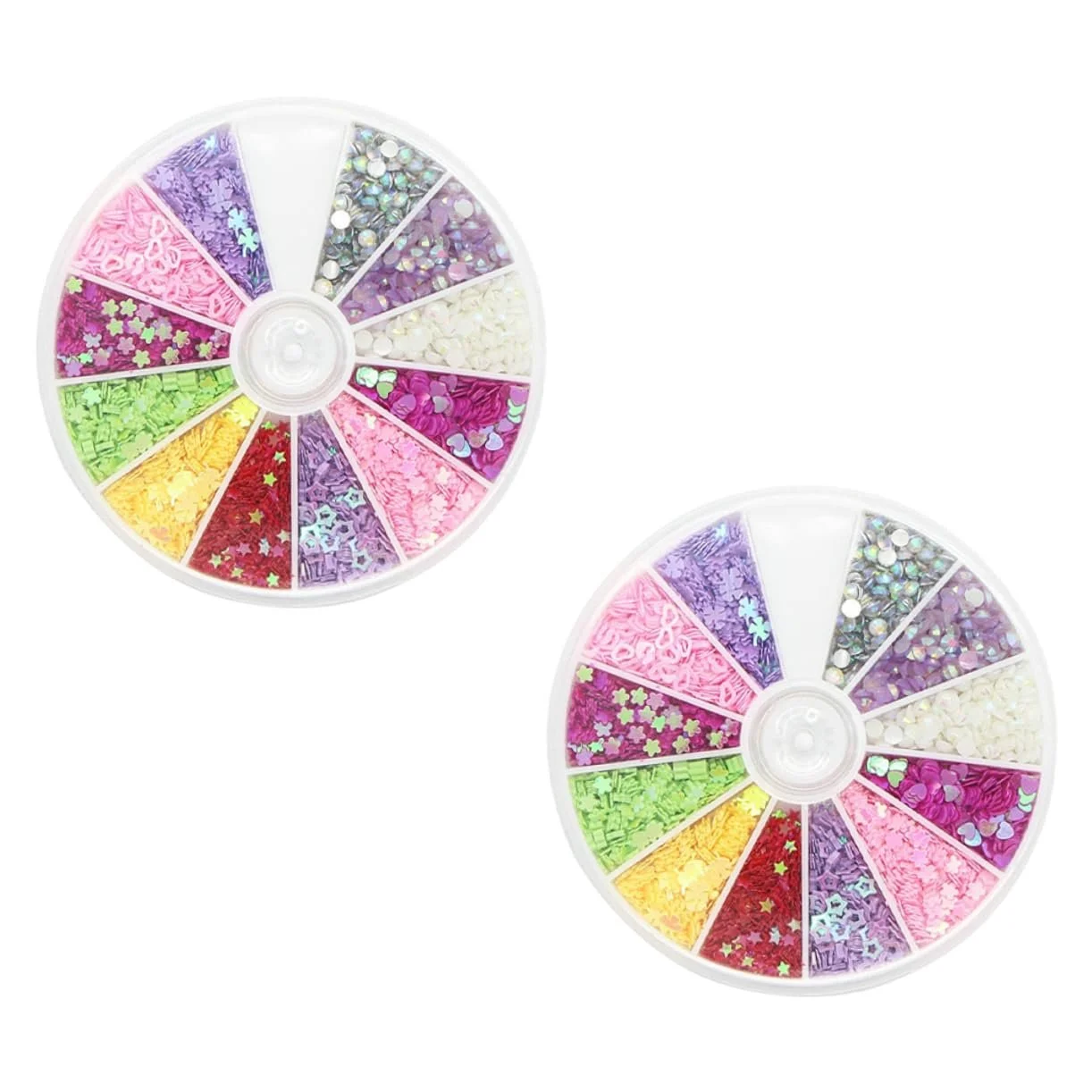 Блискітки для нігтів Housoutil 2 коробки, фото №6