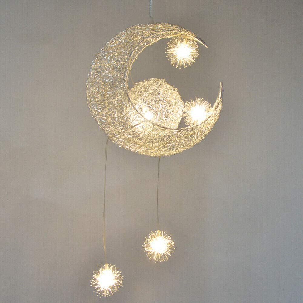 Підвісний світильник Moon and Stars Fairy Light Pendant Теплий білий, фото №1