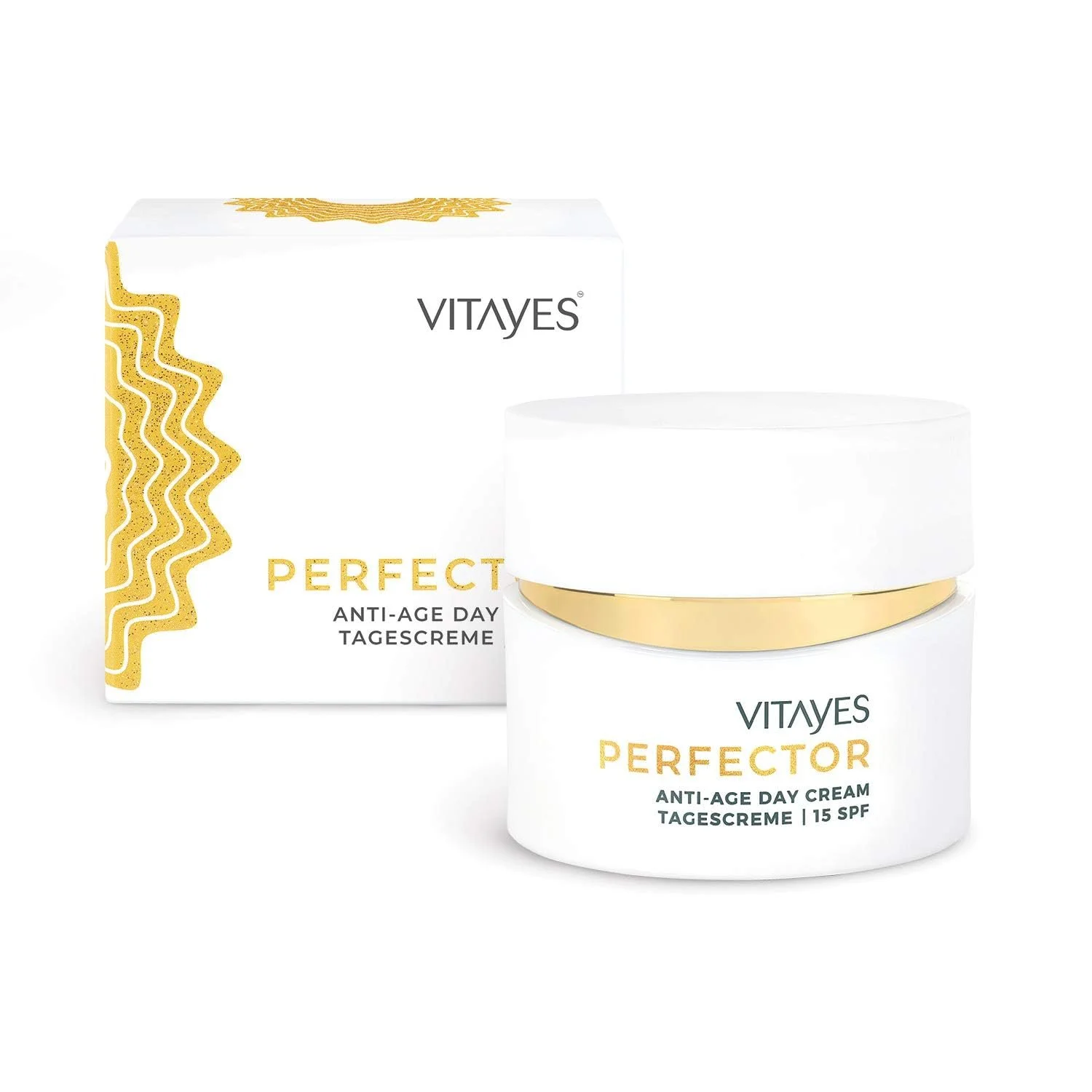 Денний крем Vitayes Perfector 24-годинне зволоження з пептидами та SPF 15, фото №1 Денний крем Vitayes Perfector 24-годинне зволоження з пептидами та SPF 15, фото №1