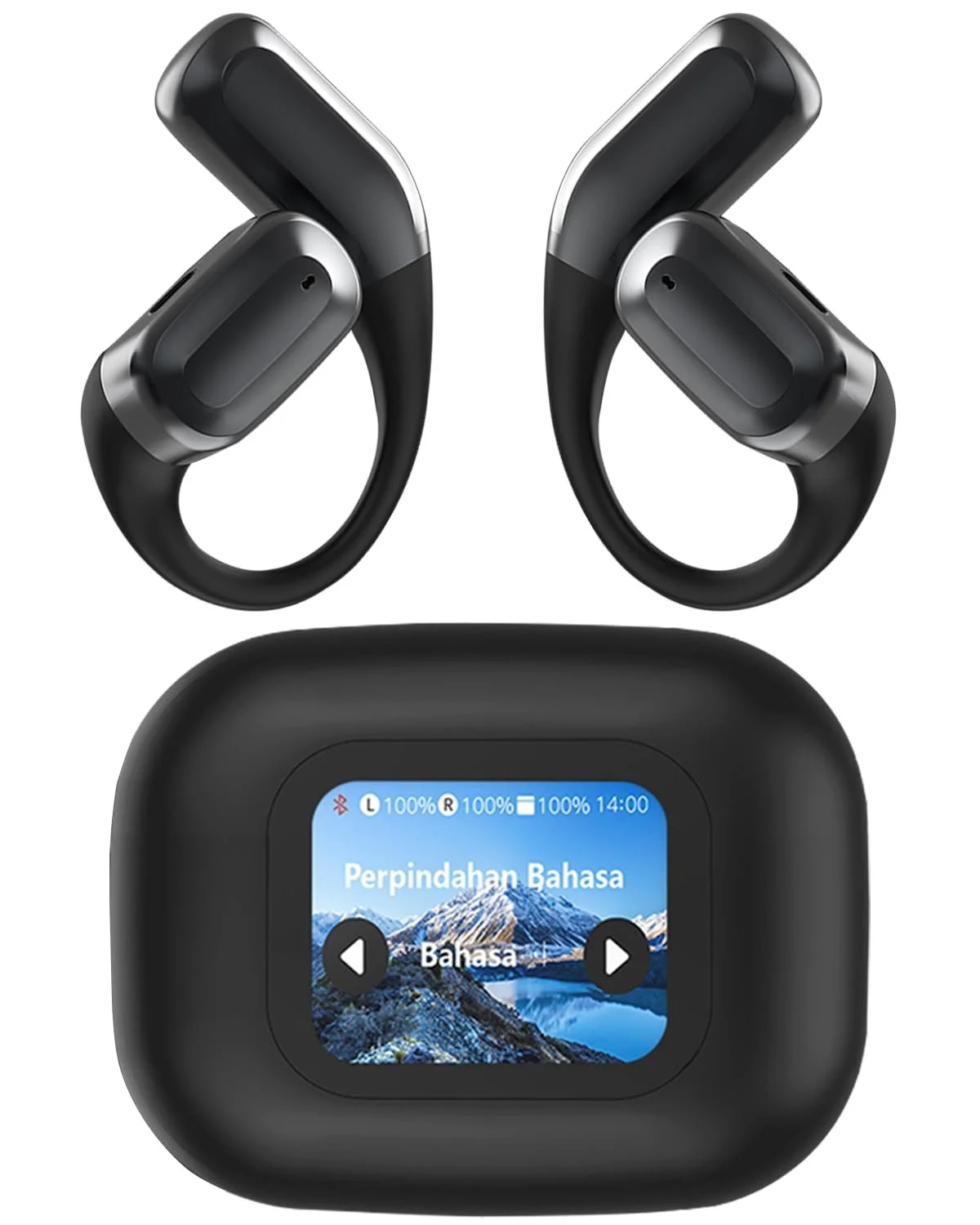 Навушники-перекладачі AI з сенсорним LCD-екраном, підтримують 144 мови та 4 режими, фото №1 Навушники-перекладачі AI з сенсорним LCD-екраном, підтримують 144 мови та 4 режими, фото №1