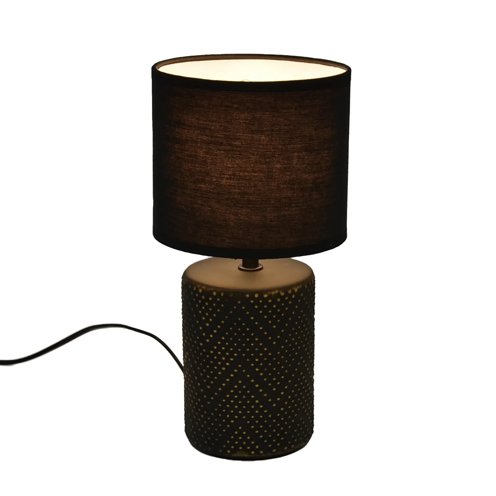 Настільна лампа B & S Чорно-золота, фото №1