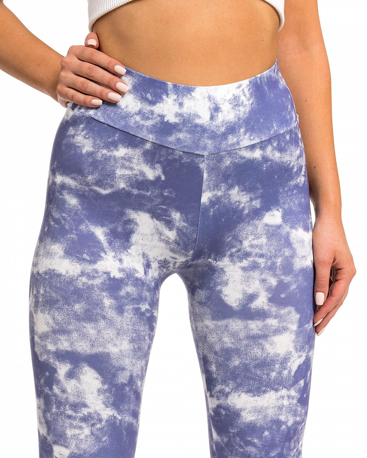 Леггинсы FUTURO FASHION Tie-Dye с высокой талией, эластичные спортивные Для фитнеса, бега и йоги, фото №4