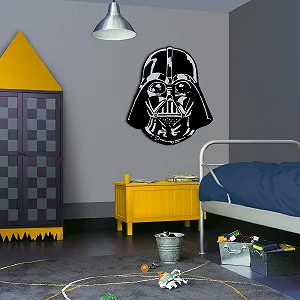 Наклейка Star Wars Darth Vader Full Face Maxi Sticker 65.4 x 73.3 см synthetic.ua - Фото 1