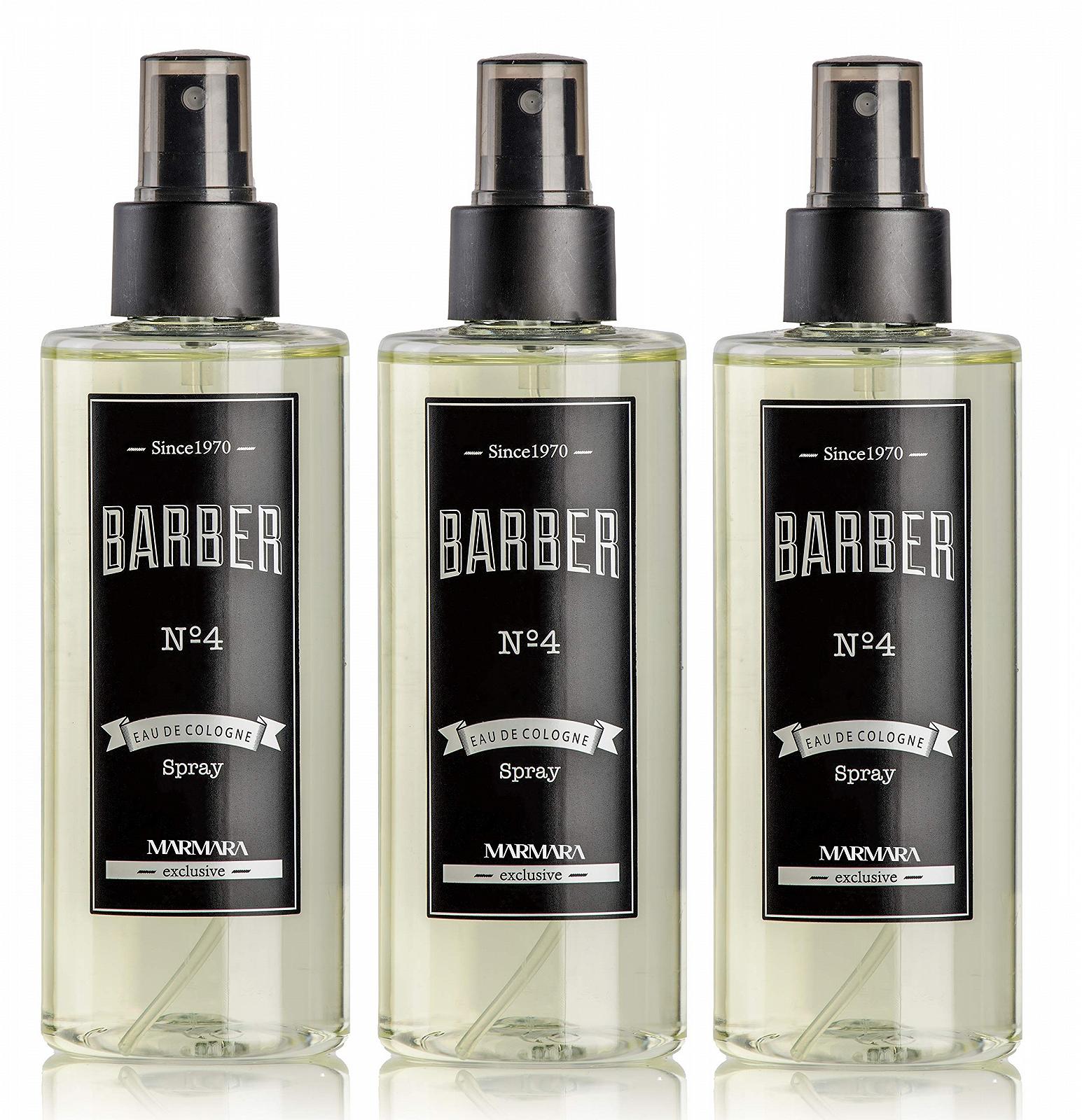 Eau de Cologne Marmara BARBER No.4 After Shave Pump Spray (3 x 250 мл), фото №1