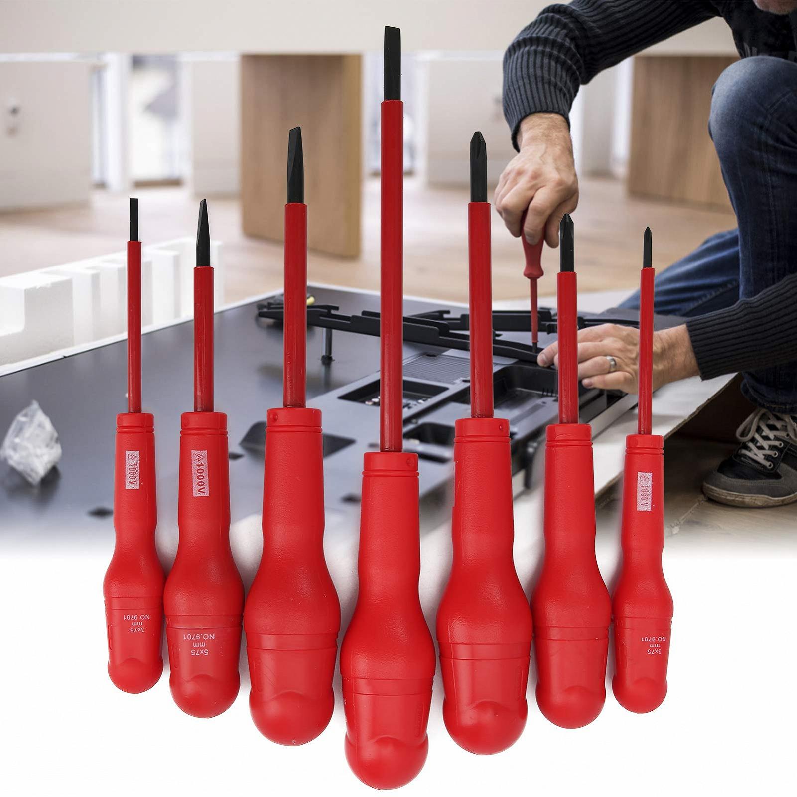 Набір викруток Electrician 8 шт. ізольовані 1000V професійний, фото №5 Набір викруток Electrician 8 шт. ізольовані 1000V професійний, фото №5