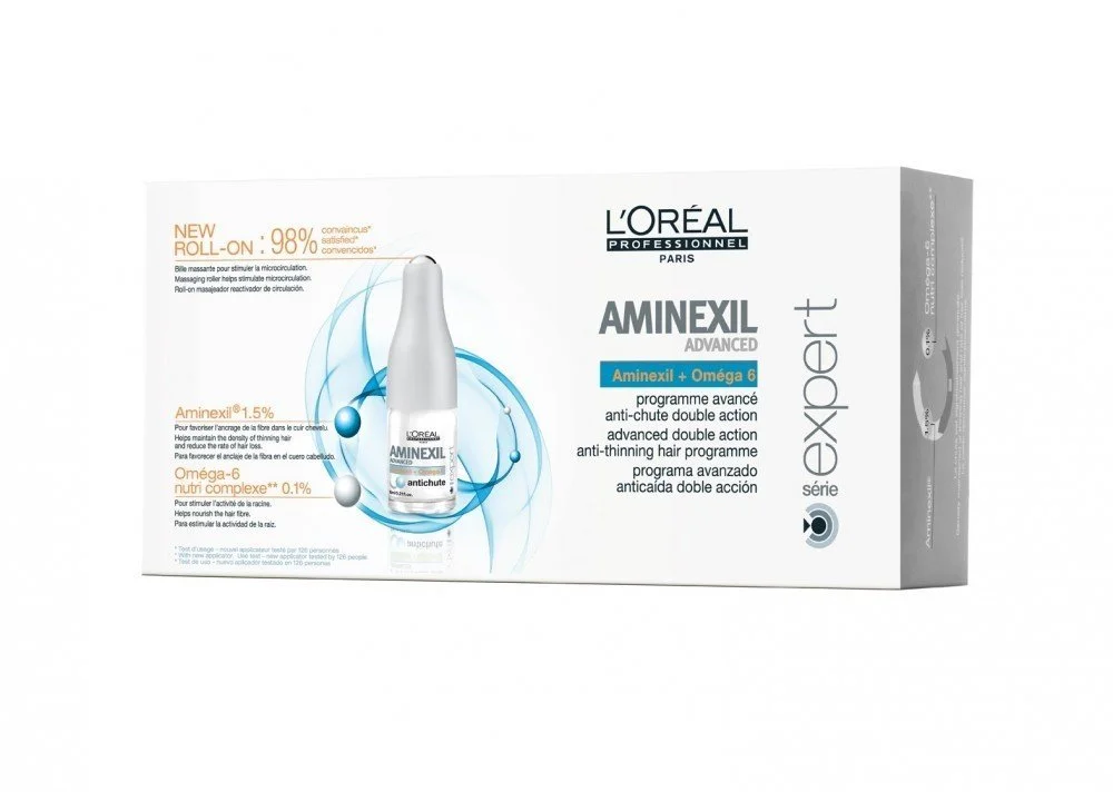 Рідина L'Oréal Professionnel SE Aminexil Advanced Проти випадіння волосся, 42x6 мл, Унісекс, фото №1