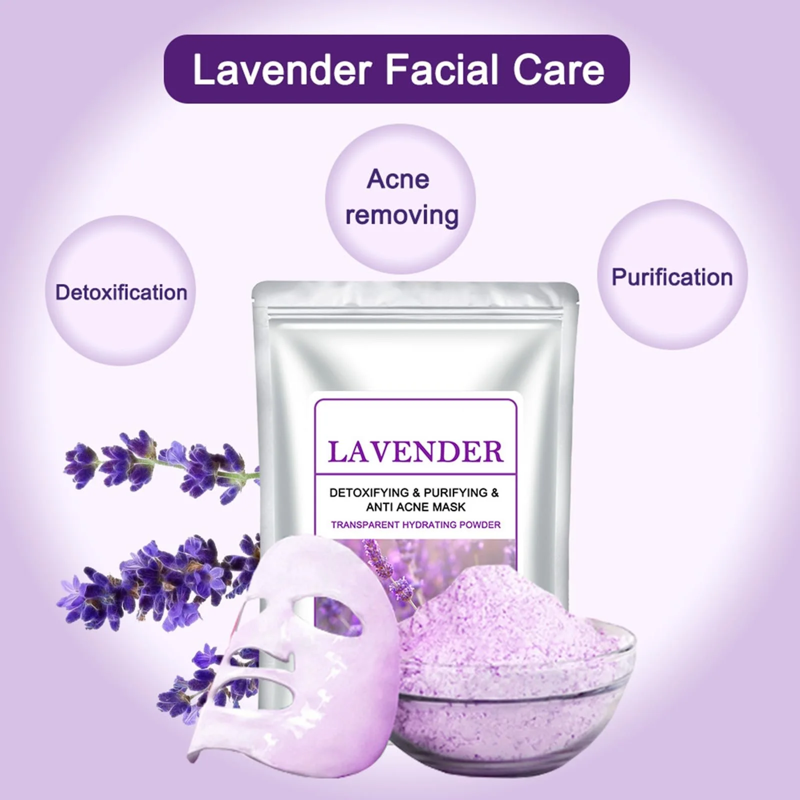 Маска для обличчя Eazerom 04 Jelly Powder для догляду за обличчям, 6 шт, фото №5