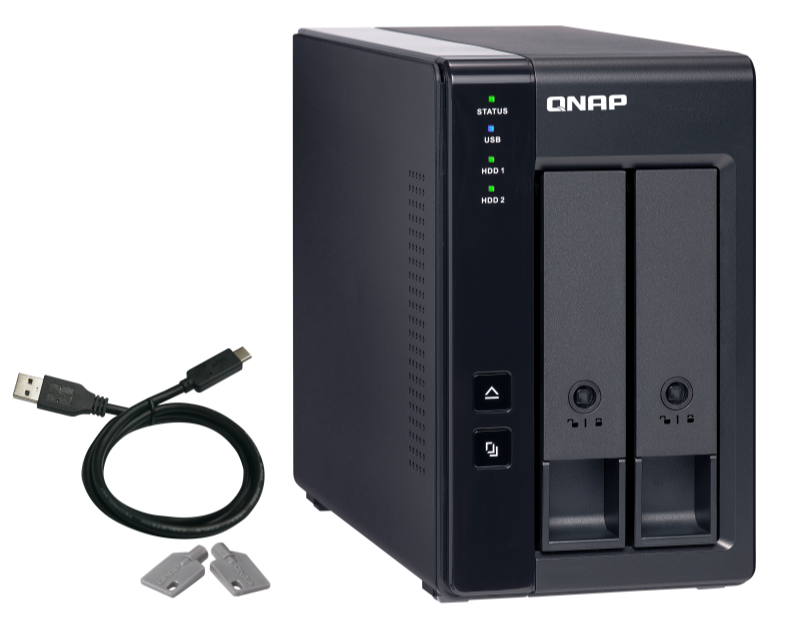 Мережеве сховище QNAP TR-002 Black , фото №1