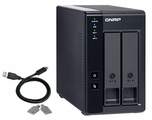 Мережеве сховище QNAP TR-002 Black  - Фото 1