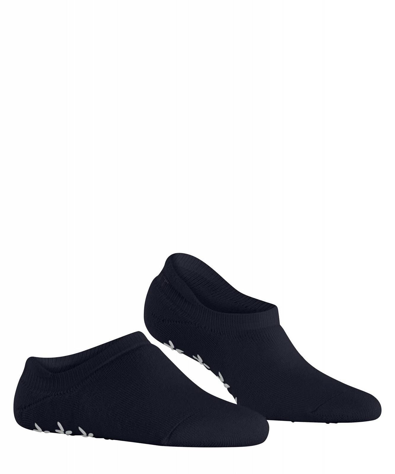 Домашние носки ESPRIT Sneaker из органического хлопка, женские, черно-серые, однотонные, усиленные носки для тренировок без рисунка, дышащие, экологически чистые, с пупырчатым принтом, нескользящие, 1 пара, фото №3