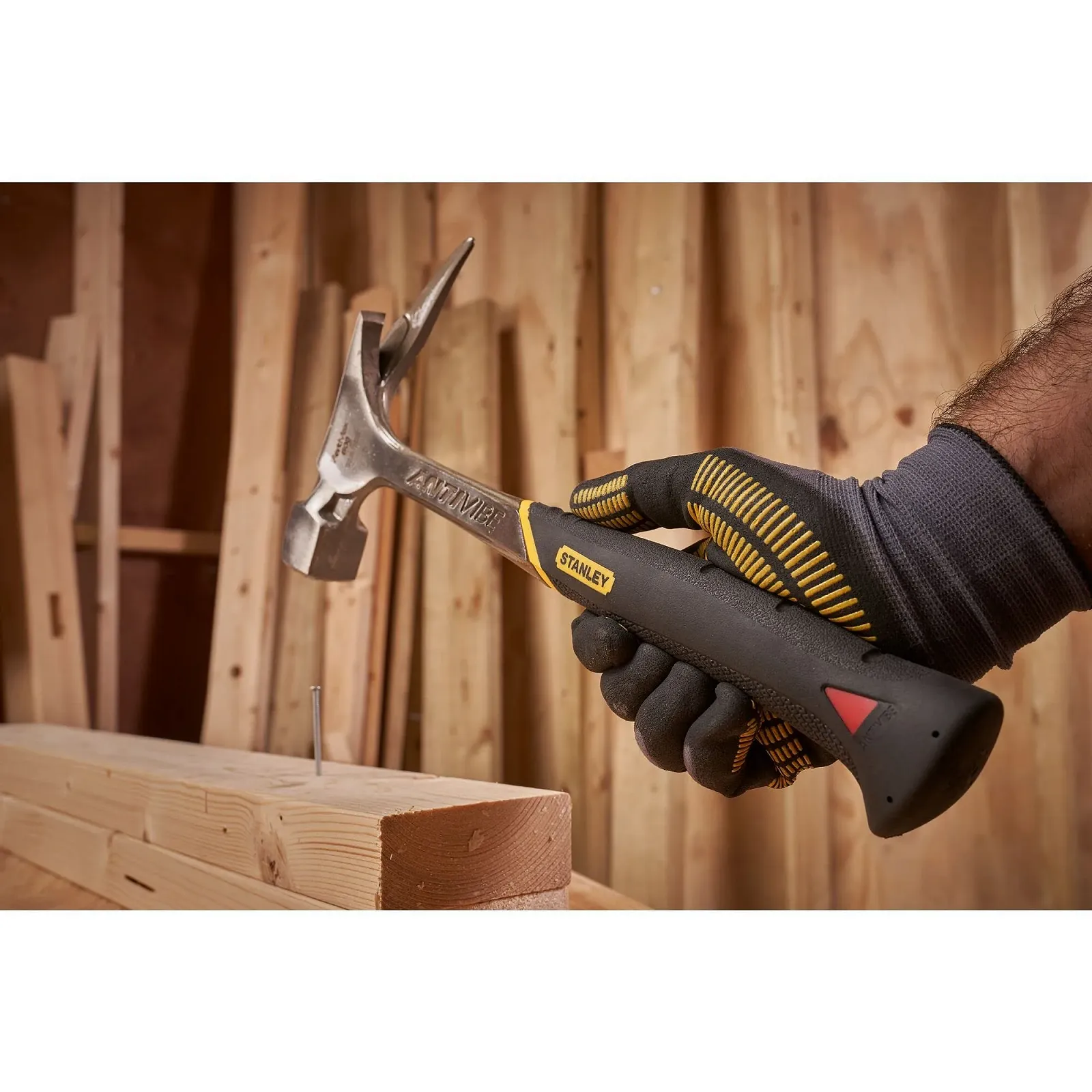 Молоток кровельщика Stanley FatMax Antivibe 1-51-937 600 г 340 мм магнитный держатель цвяхов, фото №7