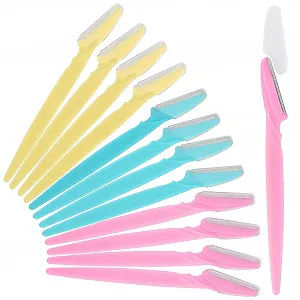 Бритва для бровей 60 шт. Stainless Steel Blades Pink Blue Orange - Фото 1