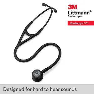 Стетоскоп IV 3M Littmann Чорний synthetic.ua - Фото 1