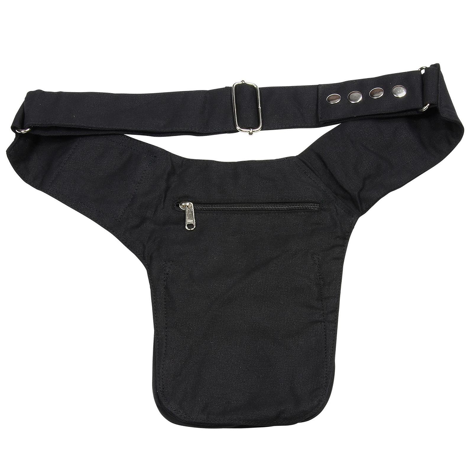 Сумка поясная Freak Scene Buddy Premium Black / Silver, черная, фото №2