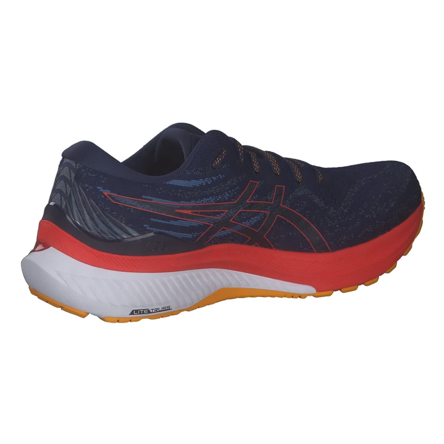 Чоловічі кросівки для бігу по шосе ASICS Kayano 28 Синій Чорний EU, фото №7