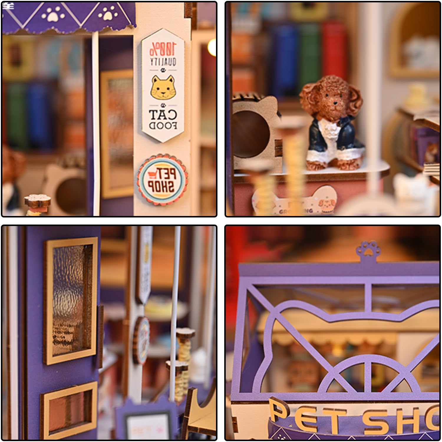 Набор AONGAN DIY Miniature Street View Pet House, фото №3