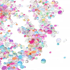 Стразы для ногтей разноцветные 720 шт. Камни для дизайна ногтей, блестки, украшения для макияжа глаз - Фото 1