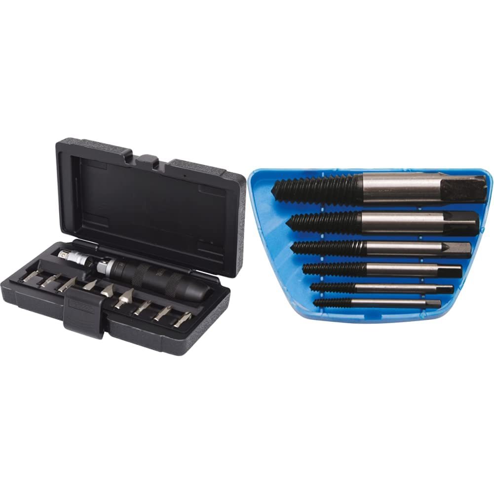 Набор ударных отверток 1/2 дюйма и набор экстракторов KS Tools BGS 515.1003 1896 11 и 6 предметов, фото №1 Набор ударных отверток 1/2 дюйма и набор экстракторов KS Tools BGS 515.1003 1896 11 и 6 предметов, фото №1