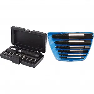 Набір ударних викруток 1/2 дюйма та набір екстракторів KS Tools BGS 515.1003 1896 11 та 6 предметів - Фото 1