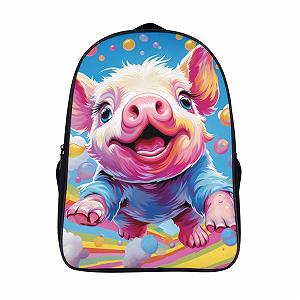 Рюкзак шкільний DPEOANEBN Pig 40x28x16см - Фото 1