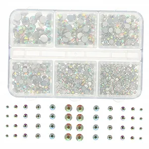 Украшения для ногтей FRCOLOR Diy Flatback Стразы для украшений маникюра, украшения со стразами для рукоделия - Фото 1
