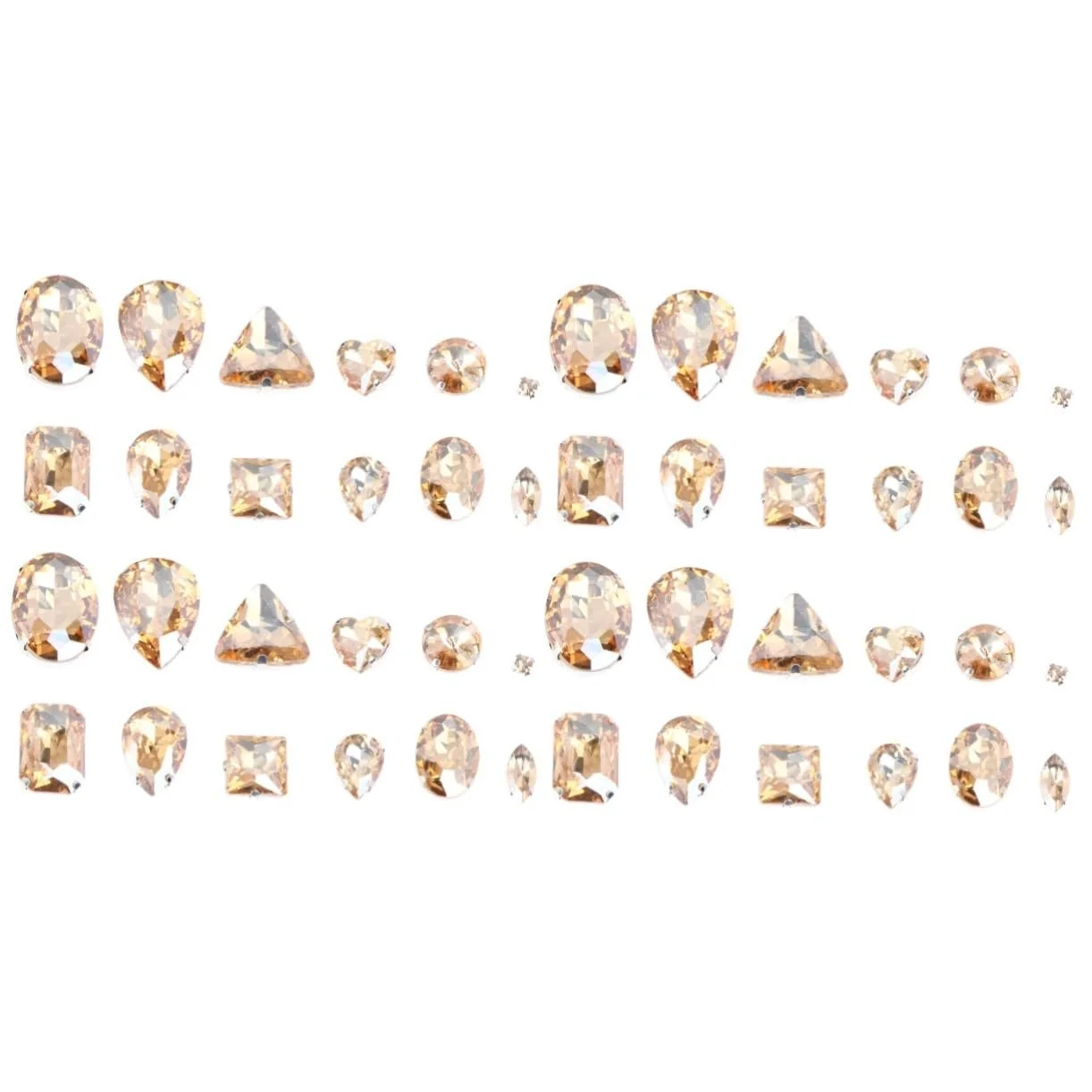 Стразы Хрустальные Lurrose 100 шт Капля, фото №1