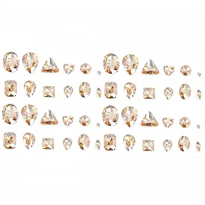 Стразы Хрустальные Lurrose 100 шт Капля - Фото 1