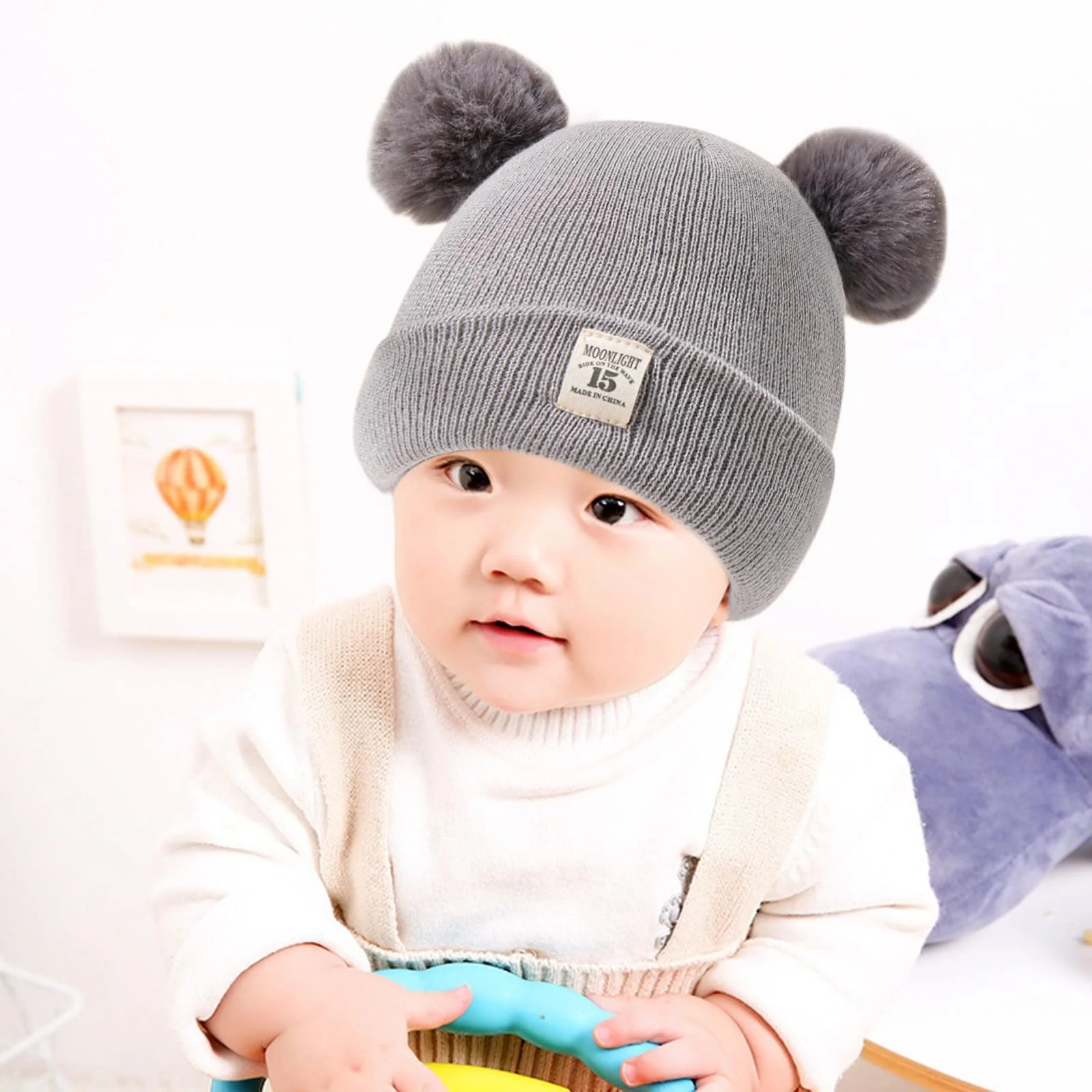 Шапка-бини Зимняя, Вязаная, фото №1 Шапка-бини Зимняя, Вязаная, фото №1