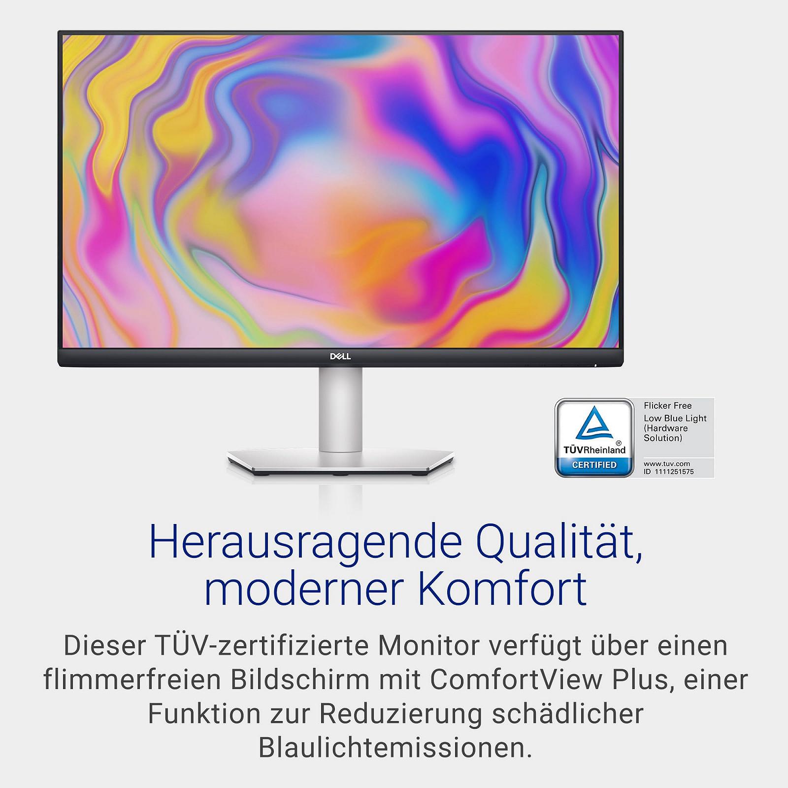 Монітор Dell S Series S2722QC 4K UHD 3840 x 2160 60 Гц 4 мс IPS Антивідблиск 16:9 2 x HDMI USB-C Платиновий Сріблястий, фото №5
