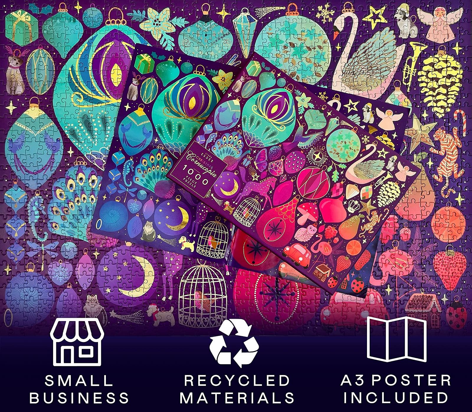 Пазл Elena Essex Christmas Cornucopia 1000 деталей 70 x 50 см Рождественский, фото №5