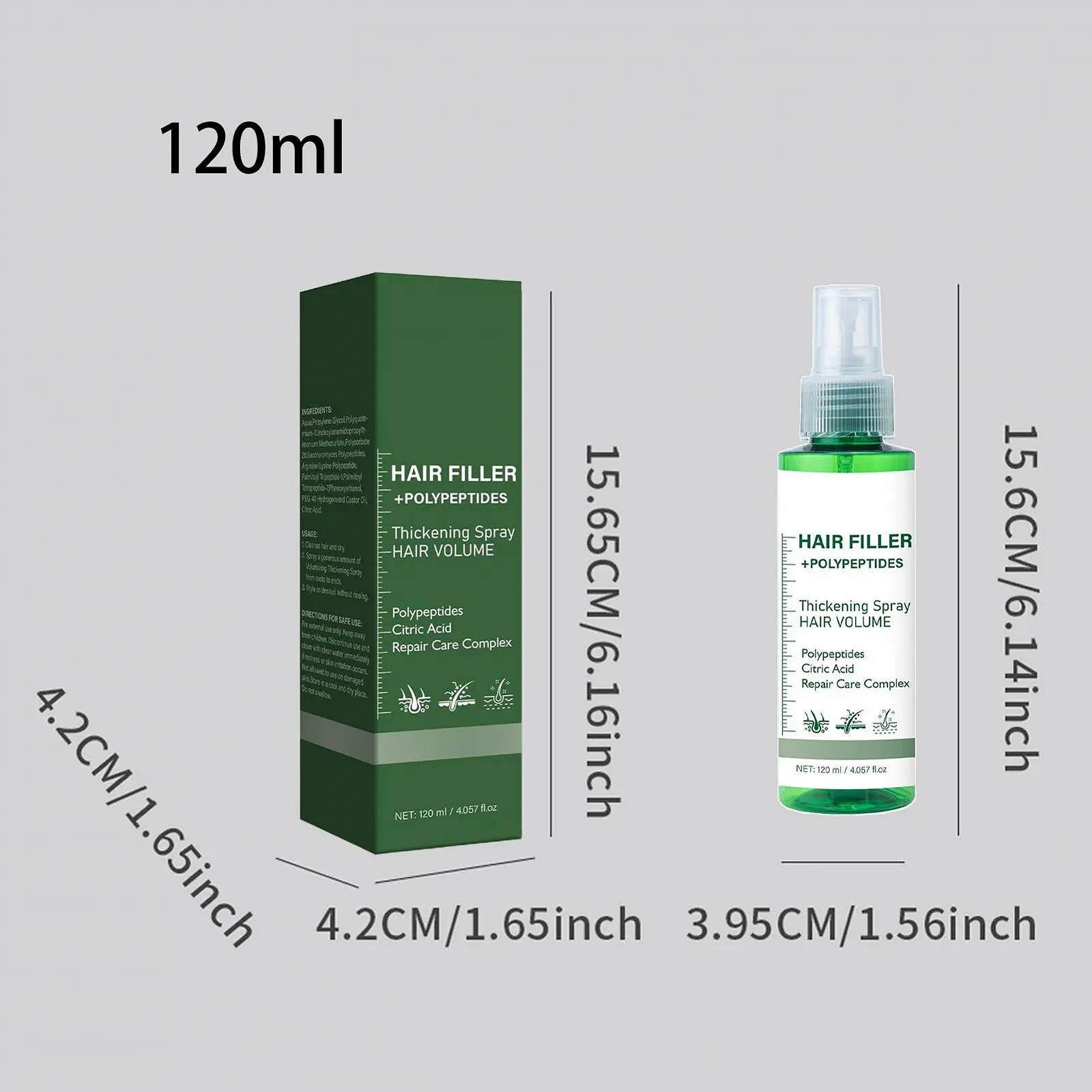 Спрей для зміцнення волосся Jukeoiu 120 мл, фото №6