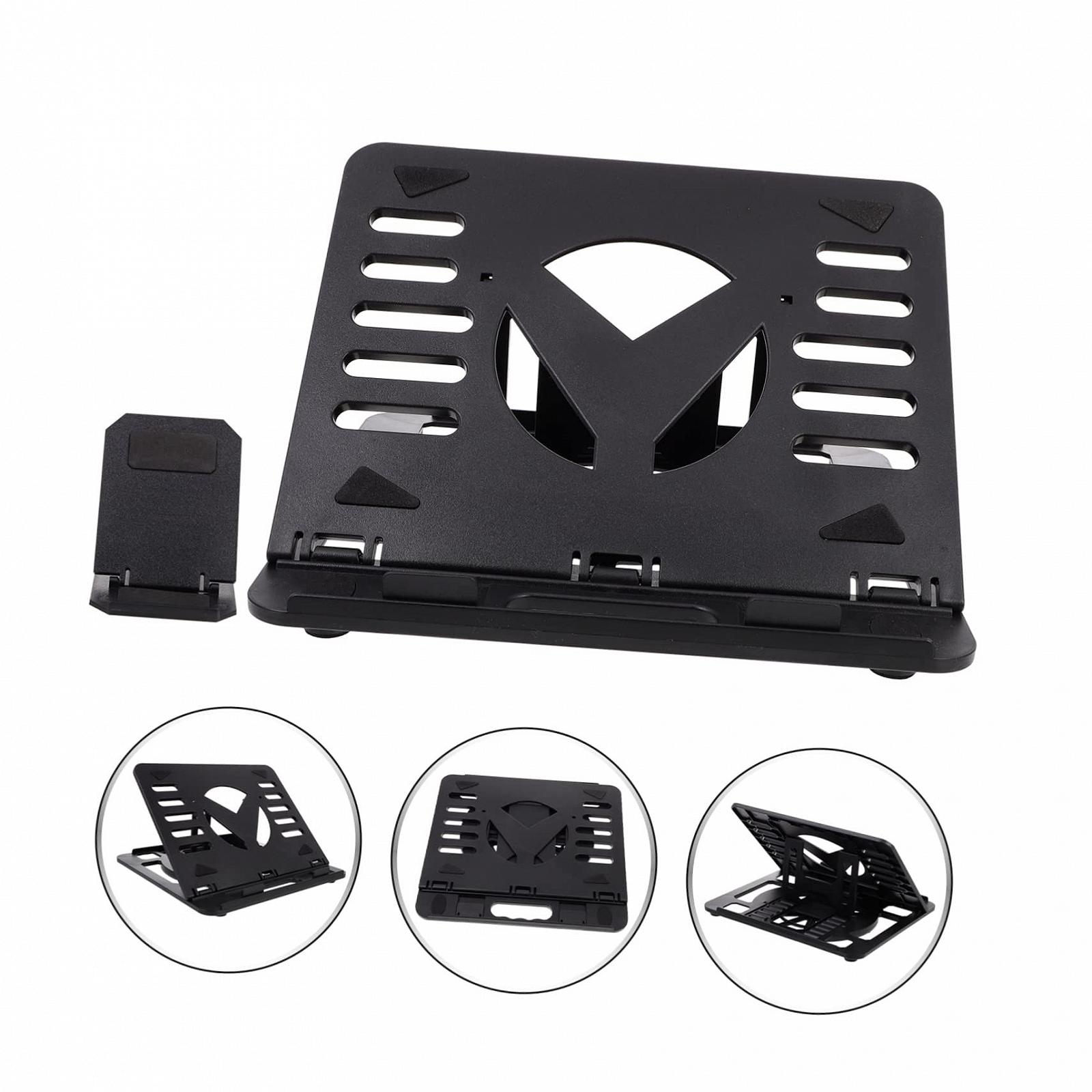 Підставка для ноутбука GALPADA складана портативна для столу, регульована по висоті, ергономічний дизайн, фото №5