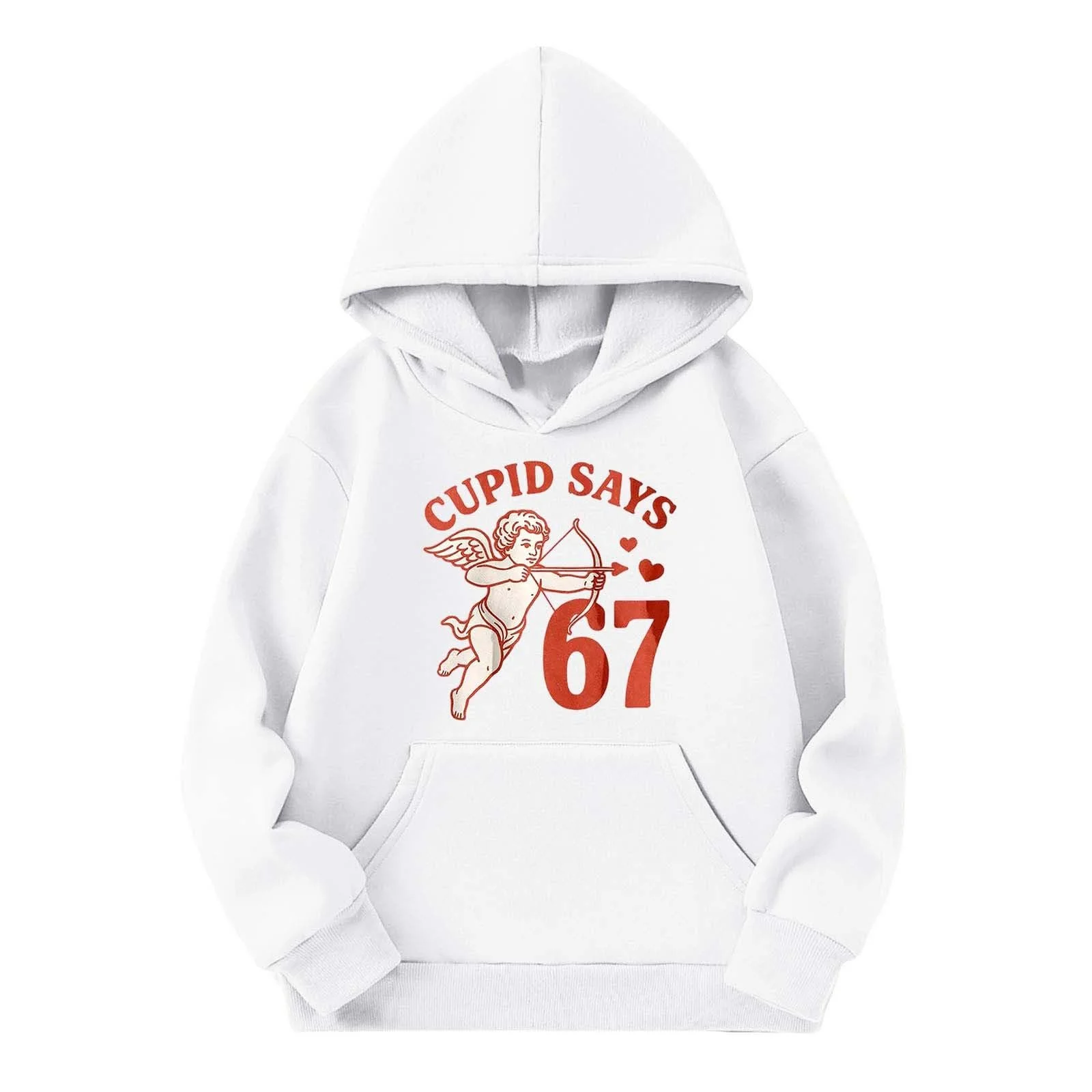 Детский пуловер Sechs Sieben с капюшоном, туника, топы, Rave, смешной, 6, 7, цифры, с длинными рукавами, свитшоты, новинка, для вечеринок, детская уличная одежда, фото №1