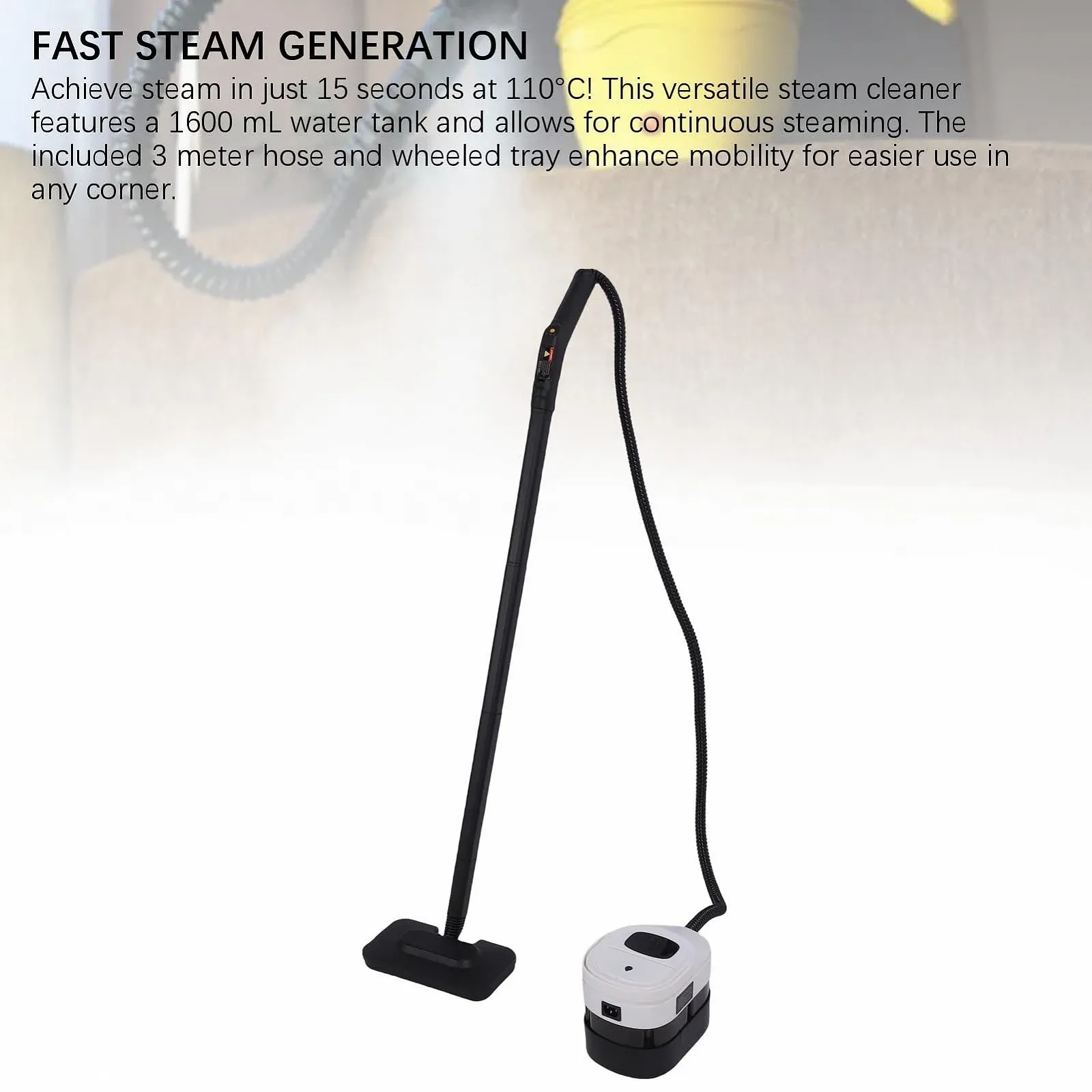 Пароочисник Bewinner 143°C 1.6 л, фото №4 Пароочисник Bewinner 143°C 1.6 л, фото №4