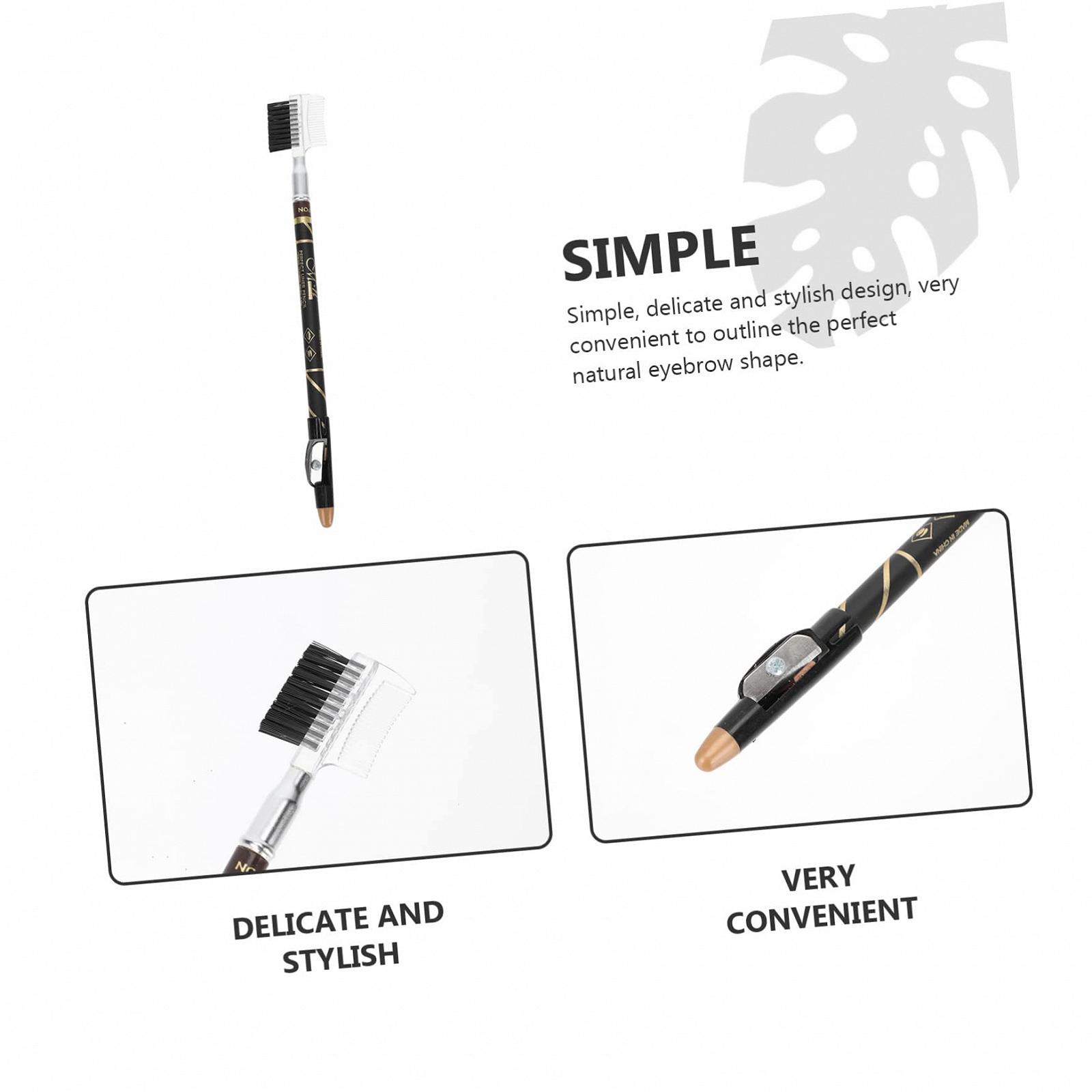 Набір Healvian 20 штук олівець для брів із точилкою, фото №3