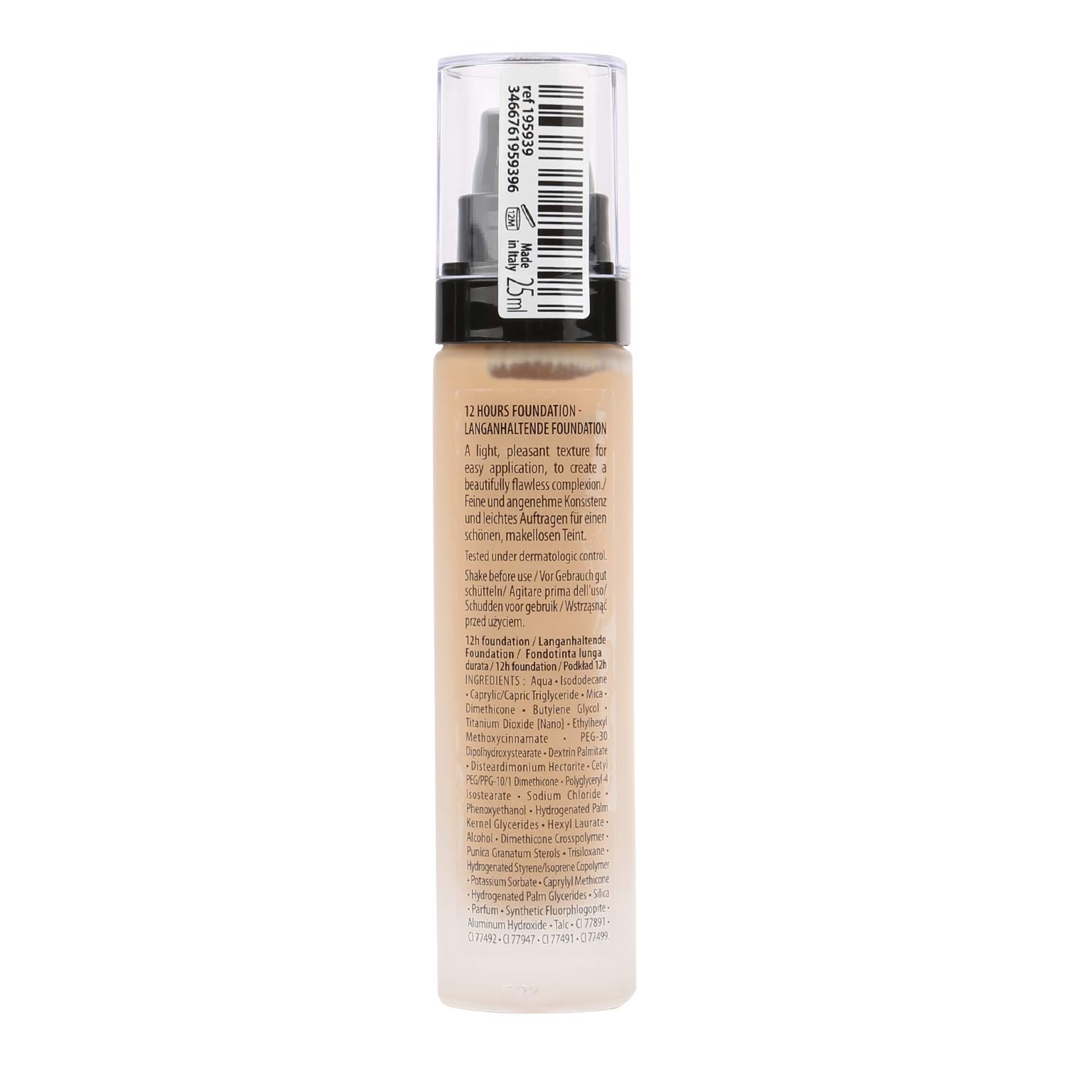 Фондейшн Douglas 12H Long-Lasting 3 So Cream 25 мл, фото №3