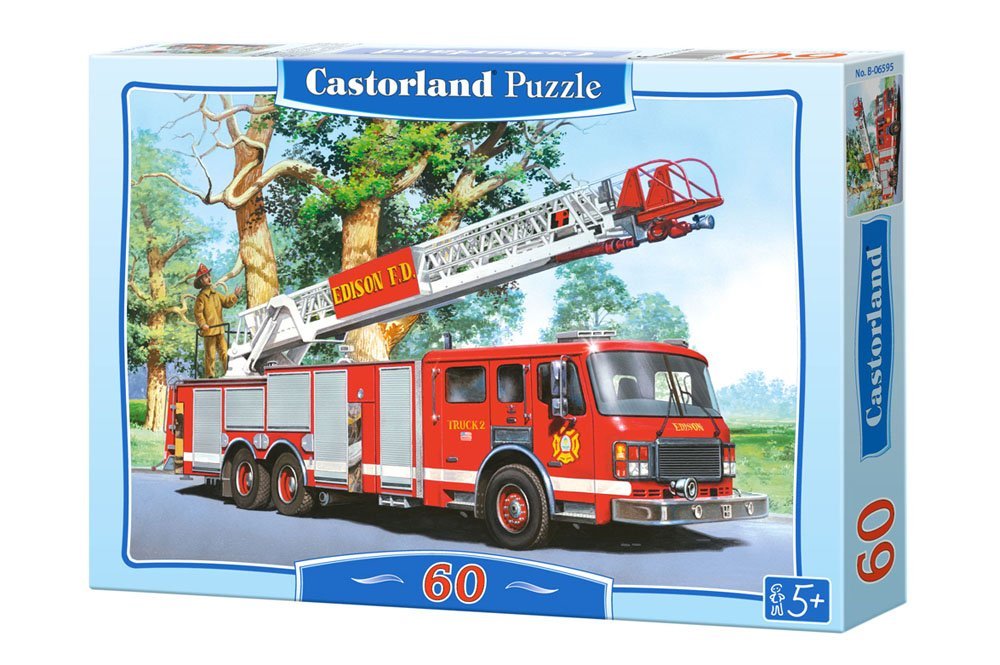 Пазл Castorland Classic Fire Engine 60 деталей, фото №2