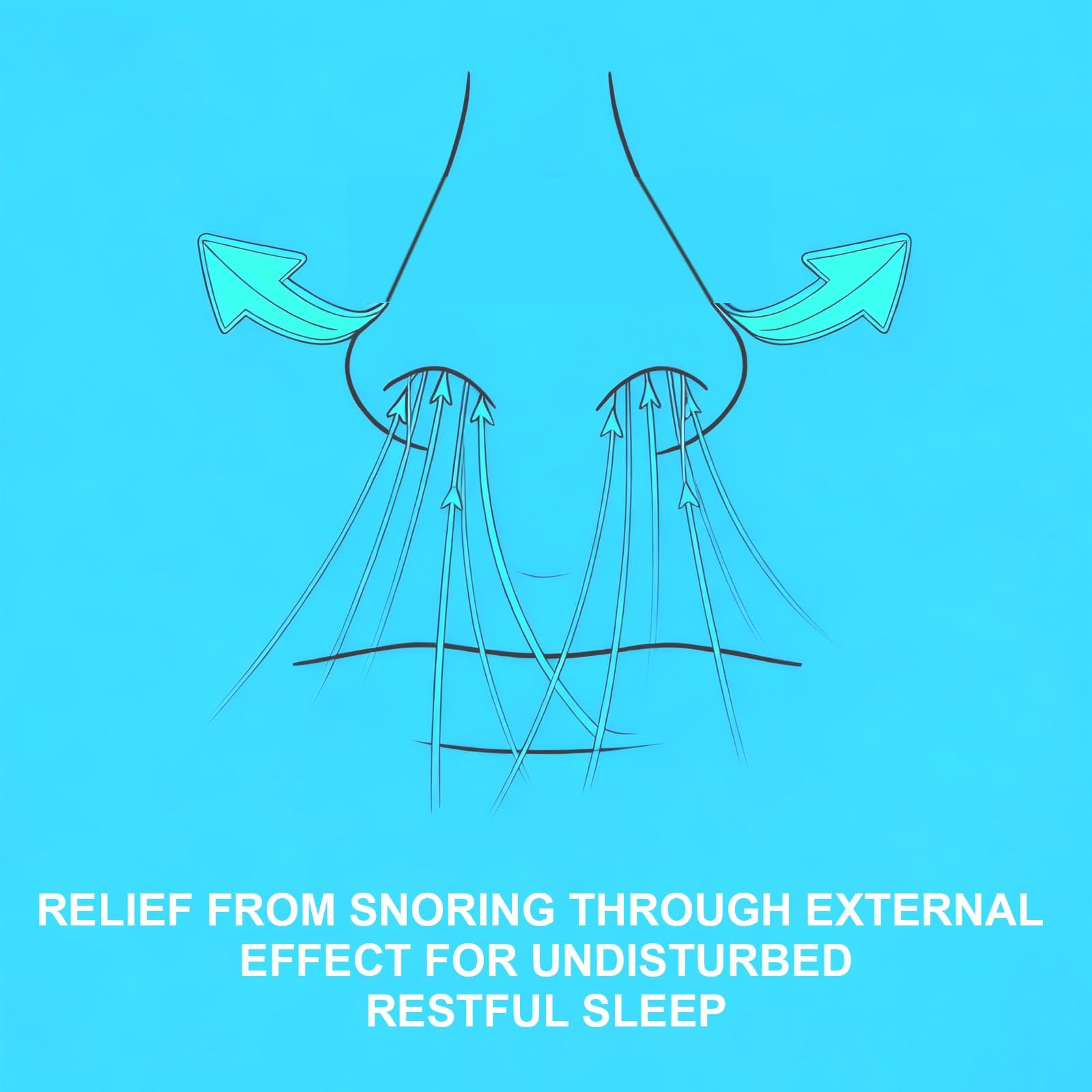 Пластирі для носа Магнітні 30 днів для покращення дихання, зменшення хропіння, фото №7