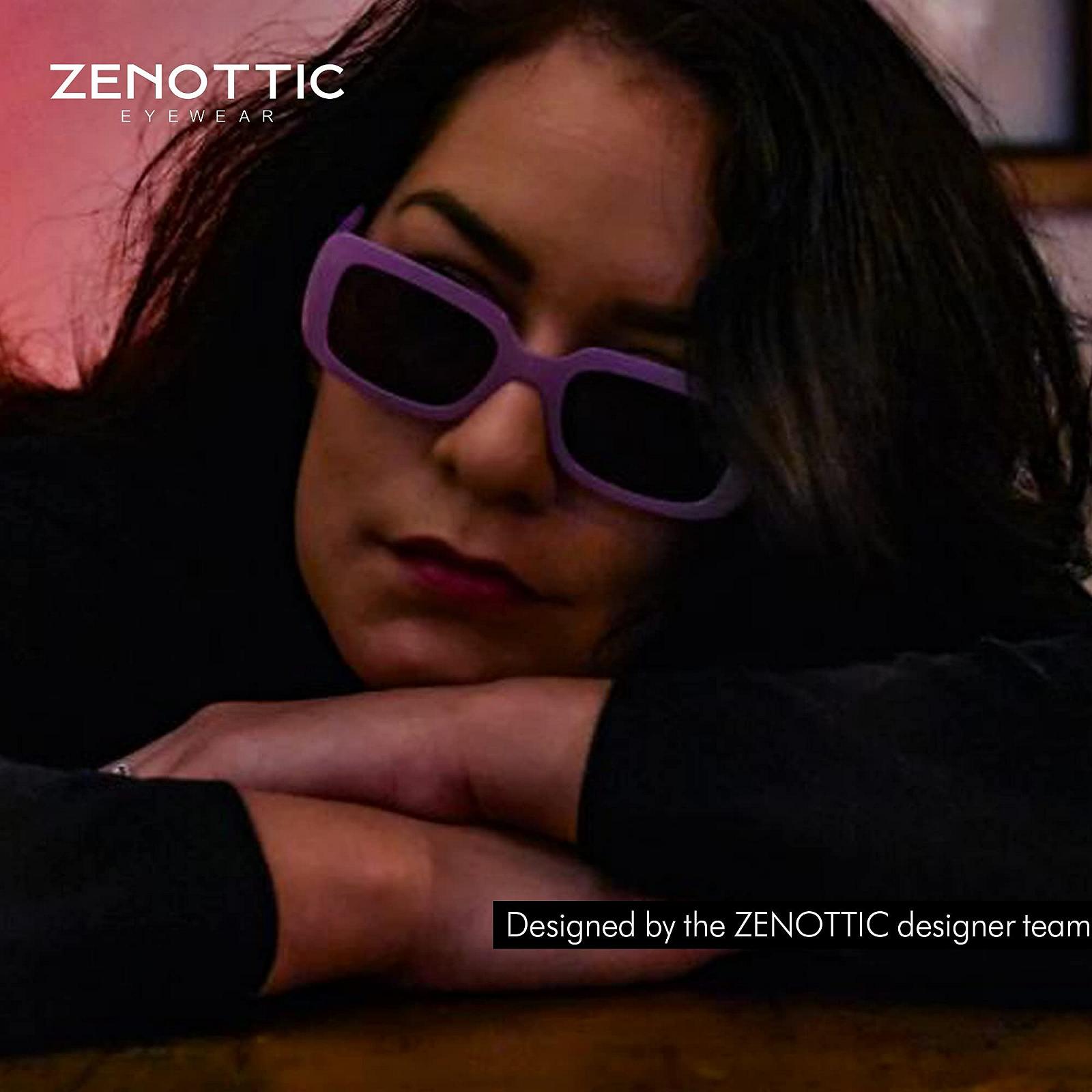 Сонцезахисні окуляри ZENOTTIC Ретро Класичні з лінзами PC та захистом UV400, фото №5 Сонцезахисні окуляри ZENOTTIC Ретро Класичні з лінзами PC та захистом UV400, фото №5