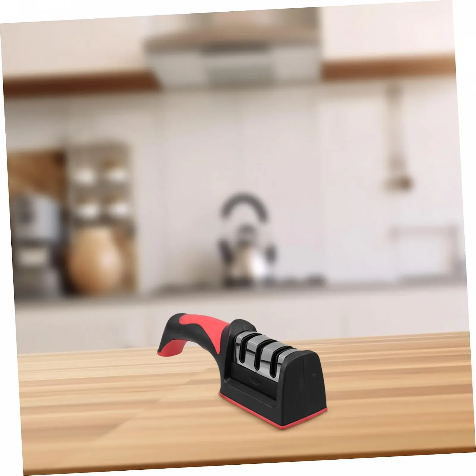 Точилка для ножів багатофункціональна з нержавіючої сталі з точильним каменем, фото №6 Точилка для ножів багатофункціональна з нержавіючої сталі з точильним каменем, фото №6