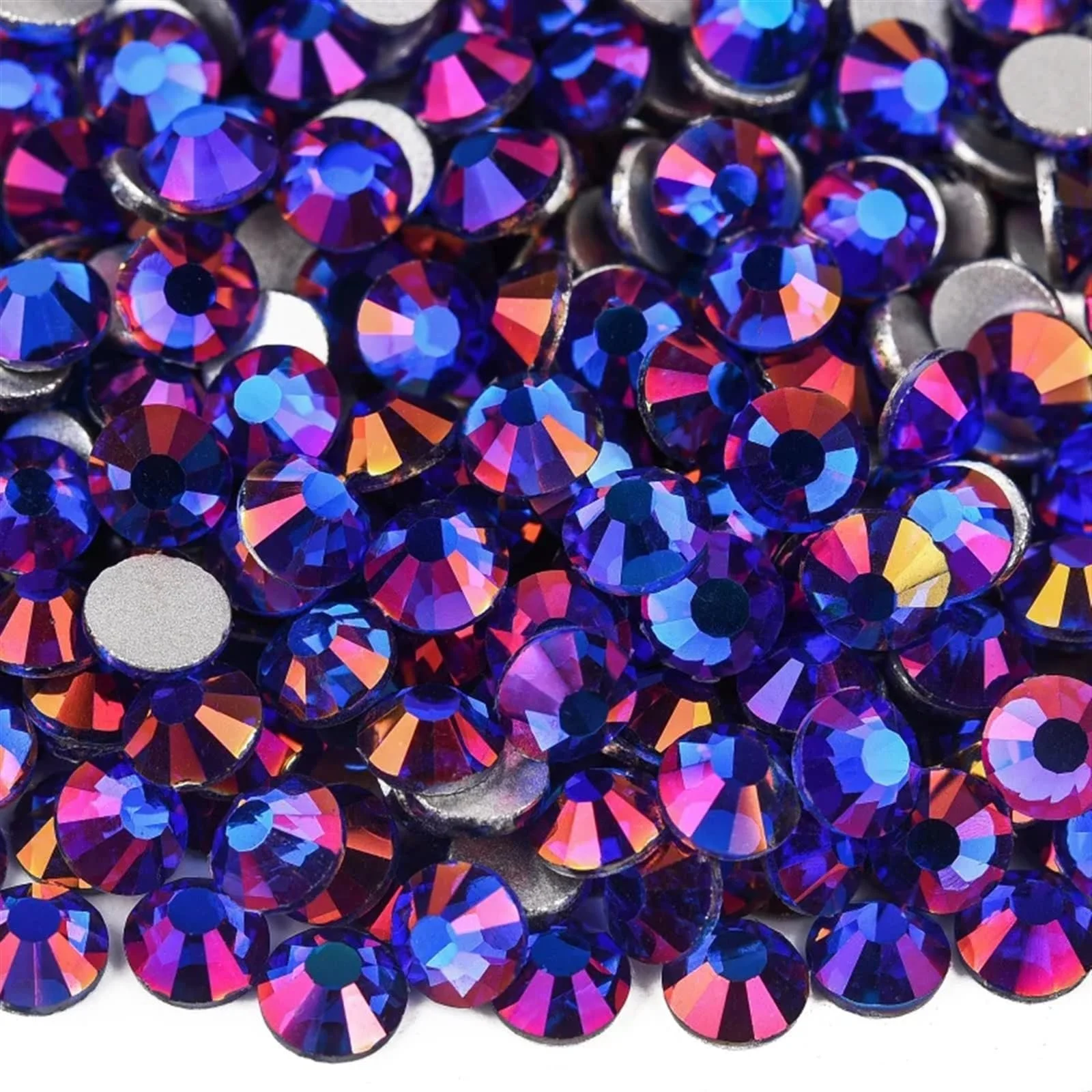 Стразы для рукоделия Термостразы, Стразы без термофиксации, Блестящие стразы, Хрустальные бриллиантовые украшения для ногтей, украшения для ногтей для декора Сапфир, фото №1