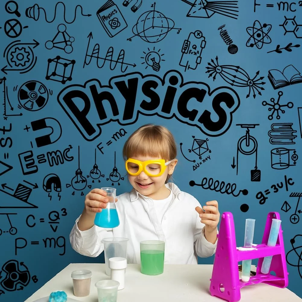 Наклейка на стіну SUPERDANT Physics Elements Вінілова, фото №1 Наклейка на стіну SUPERDANT Physics Elements Вінілова, фото №1