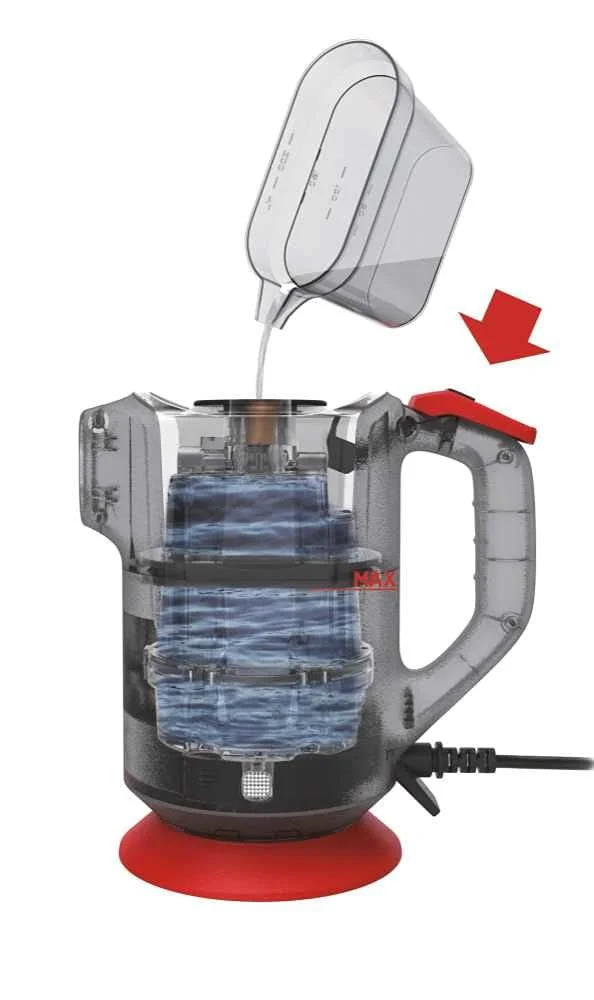 Пароочисник Hoover SGE1000 1000 W 4 Bar 0.37 L Червоний/Титан, фото №4