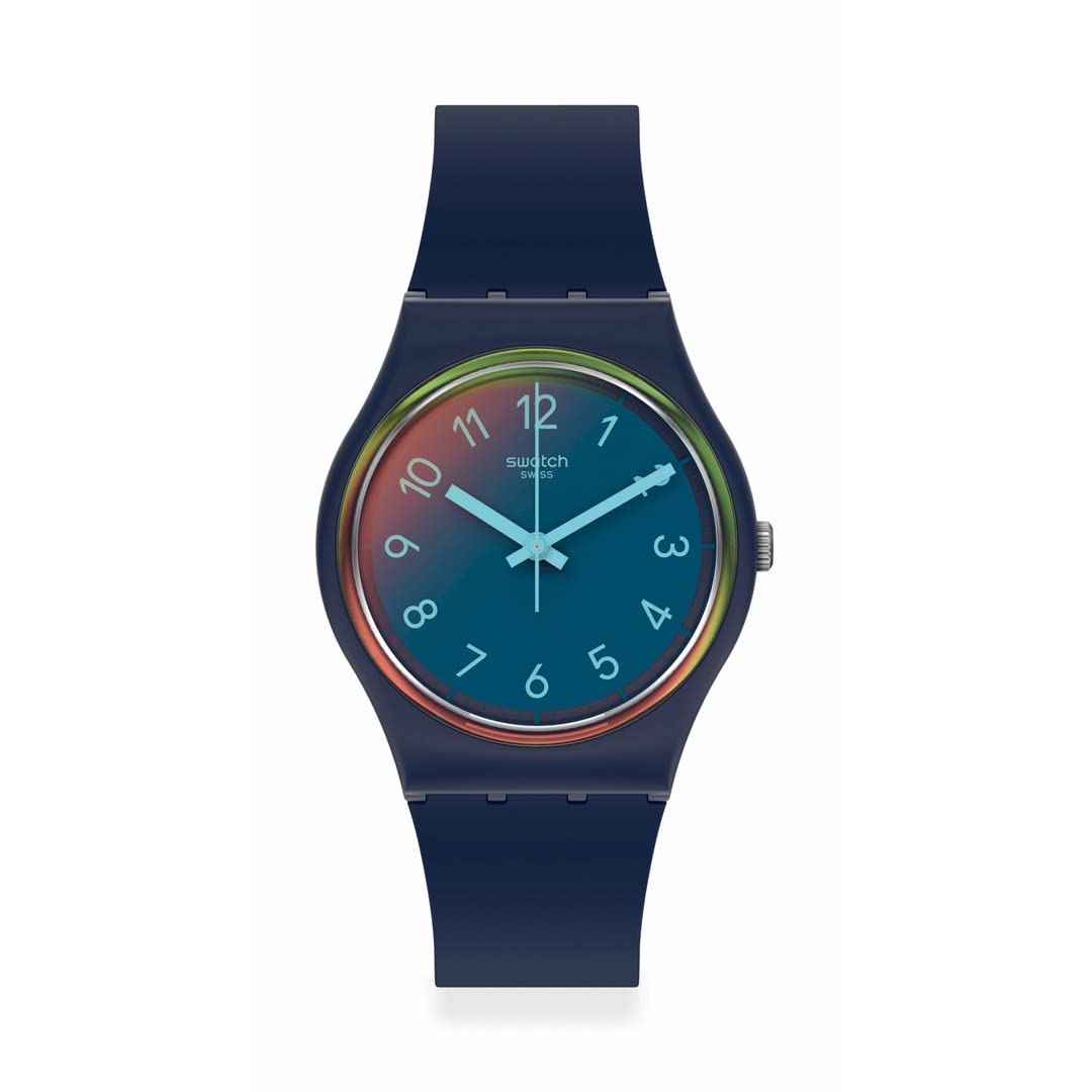 Годинник Swatch Gent SO28N110 LA Night Blue Браслет, фото №1