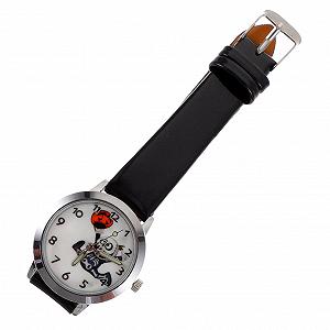 Часы LIFKOME на Хэллоуин, узор скелета, для мальчиков, девочек и взрослых, искусственная кожа, цинковый сплав, без драгоценных камней - Фото 1