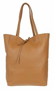 Женская сумка с открытым верхом Girly Handbags из натуральной кожи - Фото 1