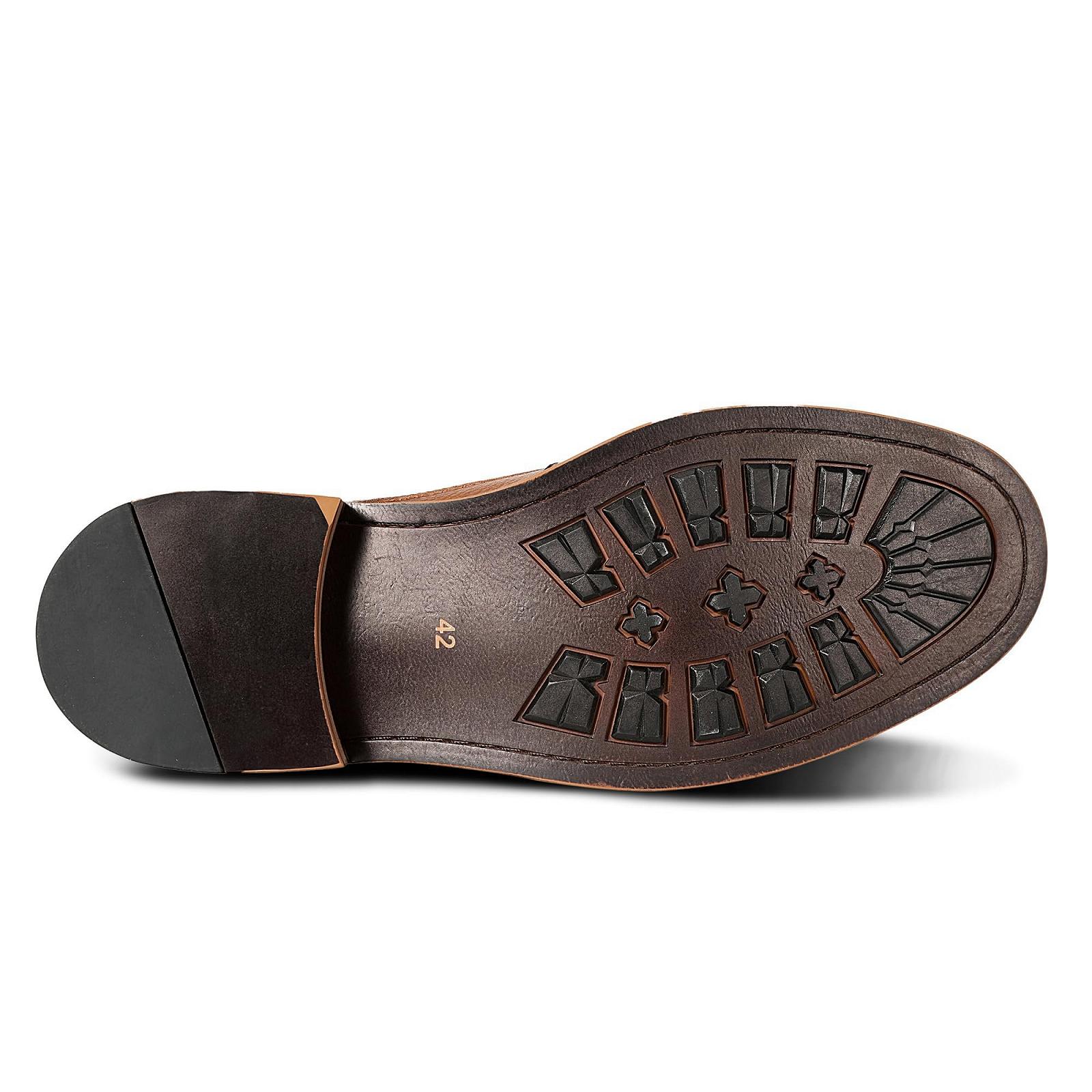 Чоловічі Черевики Allthemen Шкіряні На Шнурівці Класичні Високі, фото №5